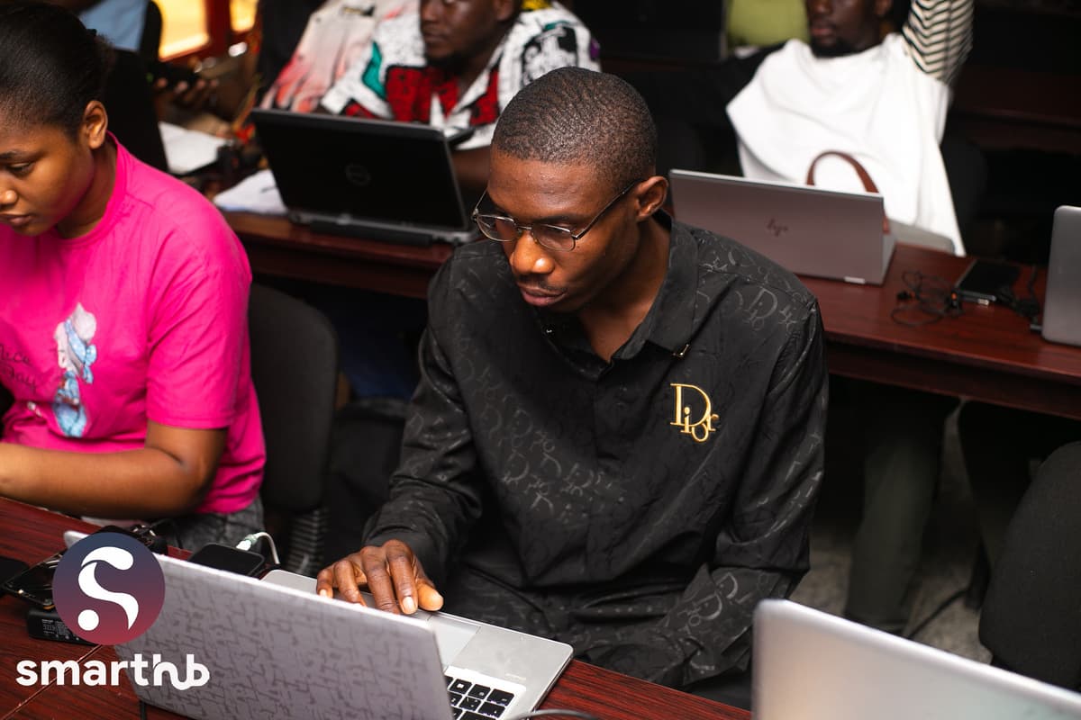 Students collaborating on campus